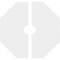 Ekena Millwork Westin Architectural Grade PVC Contemporary Ceiling Medallion, Two Piece, 18"OD x 3"ID x 7"C x 1"P CMP18WN2-03000 - alternate 4